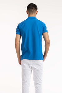 UAE -Blue Embroidered Polo PS-FPK23-180