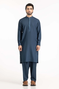 UAE -Blue Embroidered Suit SK-E24-007