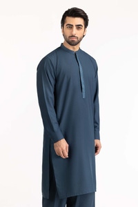 UAE -Blue Embroidered Suit SK-E24-007