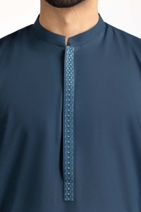 UAE -Blue Embroidered Suit SK-E24-007