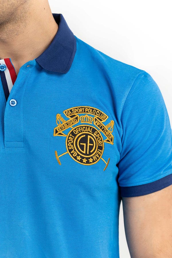 UAE -Blue Fashion Polo PS-FPK22-025 