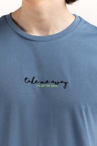 UAE -Blue Graphic Tee TS-CNSJ23-101