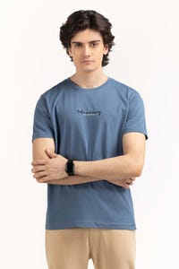 UAE -Blue Graphic Tee TS-CNSJ23-101