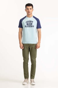 UAE -Blue Grapic Tee TS-CNSJ23-280