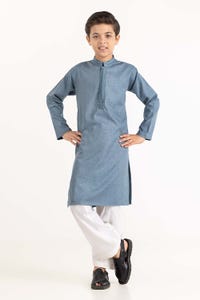 UAE -Blue Grey Styling Kurta KR-KSTY22-015