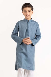 UAE -Blue Grey Styling Kurta KR-KSTY22-015