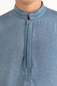 UAE -Blue Grey Styling Kurta KR-KSTY22-015