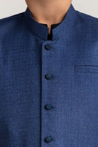 UAE -Blue Styling Waist Coat KWC-PD23-014