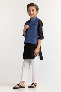 UAE -Blue Styling Waist Coat KWC-PD23-014