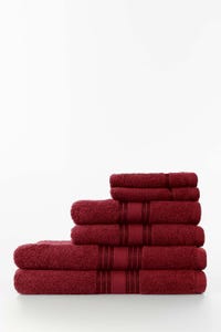 UAE -Blush Combed 6 Pcs Towel Set