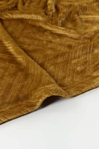 UAE -SS23-BRIGHT GOLD Embossed Single Ply Fleece