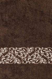 UAE -Brown 3 Pc Combed Embroidered Towel Set