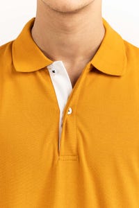 UAE -Brown Embroidered Polo PS-FPK23-186