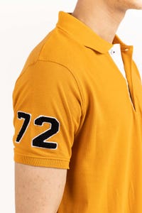 UAE -Brown Embroidered Polo PS-FPK23-186