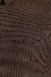 UAE -Brown Styling Waist Coat WC-PD24-001