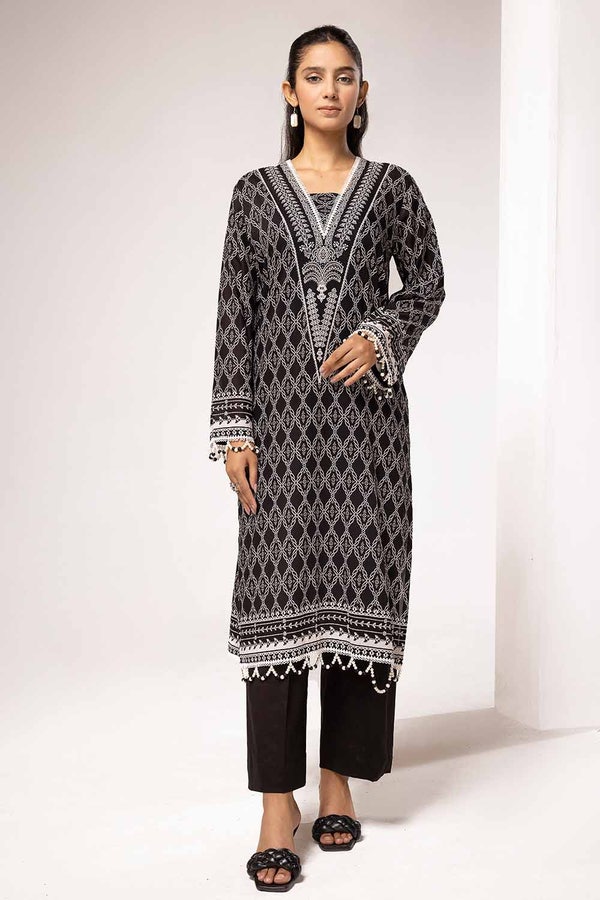 UAE -2 Piece Unstitched Printed Lawn Suit BT-42006