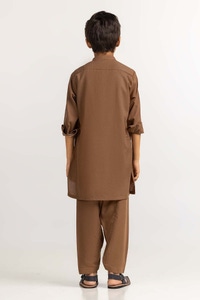 UAE -Caramel Brown Basic Suit SK-KS23-022