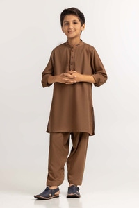 UAE -Caramel Brown Basic Suit SK-KS23-022