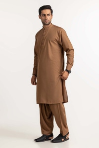 UAE -Caramel Brown Basic Suit SK-S23-022