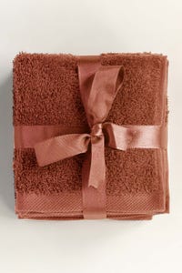 UAE -Carrot Combed Face Towel Set 4pc