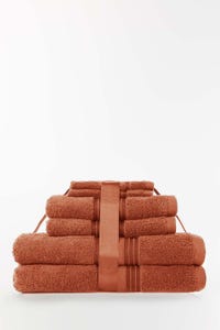 UAE -Carrot Combed 6 Pcs Towel Set