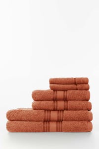 UAE -Carrot Combed 6 Pcs Towel Set