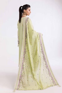 UAE -3 Piece Unstitched Embroidered Printed Cambric Suit with Lawn Dupatta CBE-42009
