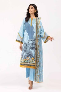 UAE -3 Piece Unstitched Corduroy Suit with Cotton Net Dupatta CD-42004