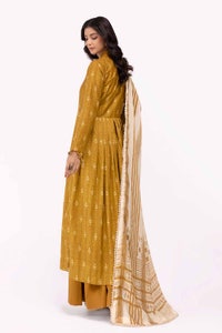 UAE -3 Piece Unstitched Corduroy Suit with Cotton Net Dupatta CD-42006