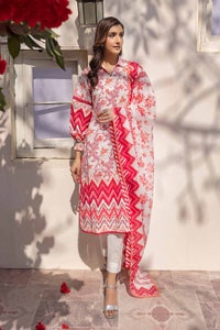 UAE -3PC Printed Lawn Unstitched Suit CL-32216 A
