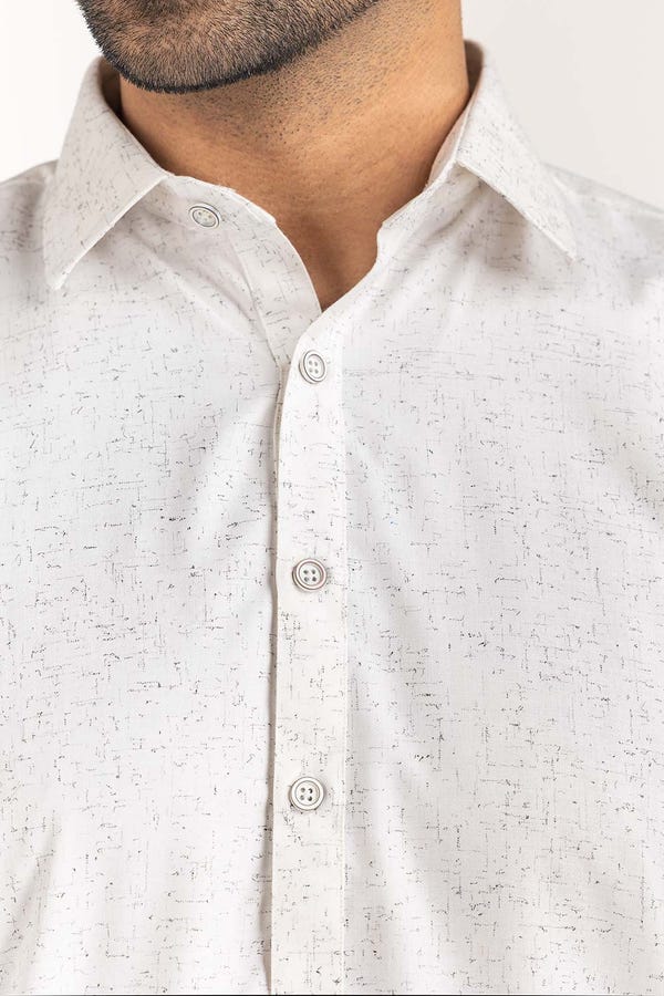 UAE -Chalk White Basic Suit SK-P22-156