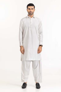 UAE -Chalk White Basic Suit SK-P22-156