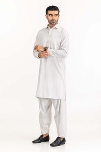 UAE -Chalk White Basic Suit SK-P22-156