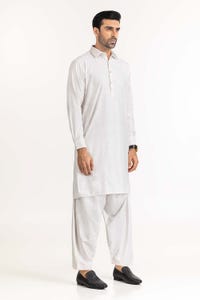 UAE -Chalk White Basic Suit SK-P22-156
