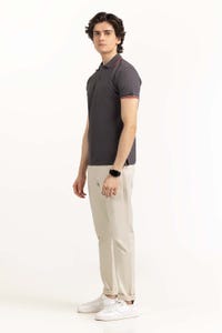 UAE -Charcoal Basic Polo PS-FPK23-018