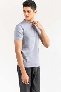 UAE -Charcoal Basic T-Shirt JCN-SIG-D049