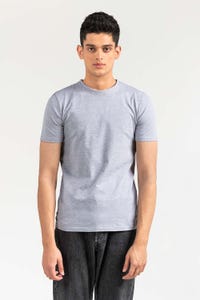 UAE -Charcoal Basic T-Shirt JCN-SIG-D049