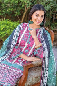 UAE -3PC Lawn Unstitched Digital Printed Suit CL-32247