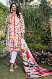 UAE -3PC Lawn Unstitched Digital Printed Suit CL-32290