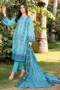 UAE -3PC Lawn Unstitched Printed Suit CL-32374 A