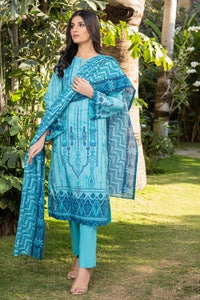UAE -3PC Lawn Unstitched Printed Suit CL-32374 A