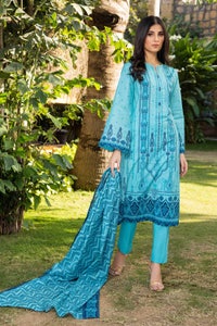 UAE -3PC Lawn Unstitched Printed Suit CL-32374 A