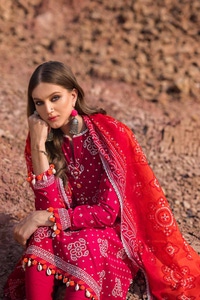 UAE -3PC Embroidered Printed Lawn Unstitched Suit CL-42006