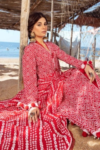 UAE -3PC Lacquer Printed Lawn Unstitched Suit CL-42010 A
