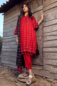 UAE -3PC Printed Lawn Unstitched Suit CL-42016 A