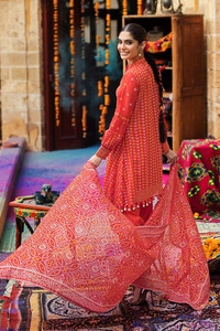 UAE -3PC Printed Lawn Unstitched Suit CL-42017 B