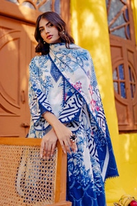 UAE -3PC Printed Lawn Unstitched Suit CL-42021 A