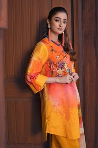 UAE -3PC Printed Lawn Unstitched Suit CL-42022 A