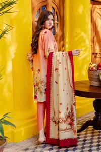 UAE -3PC Printed Lawn Unstitched Suit CL-42026 A