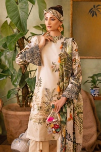 UAE -3PC Printed Lawn Unstitched Suit CL-42030